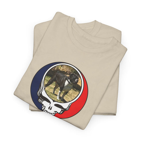 Custom Dog Stealie Unisex Grateful Dead T-Shirt (121)