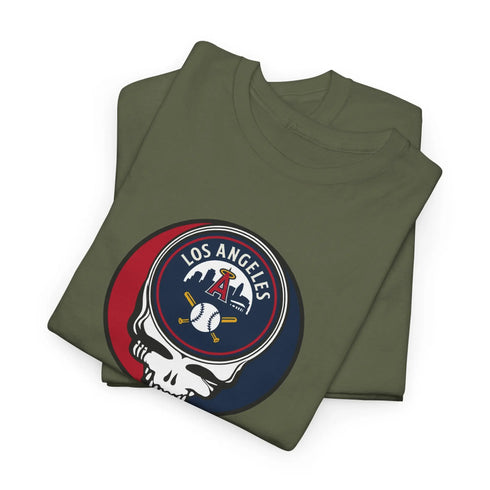 Grateful Dead - Los Angeles Angels Grateful Dead Steal Your Face T-Shirt - MLB - Anaheim - StealieShop