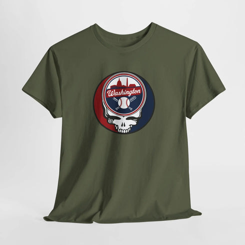 Grateful Dead - Washington Baseball Grateful Dead Steal Your Face T-Shirt - MLB - StealieShop