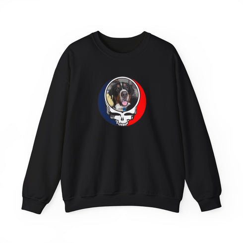 Custom Dog Stealie Crewneck Sweatshirt (136)
