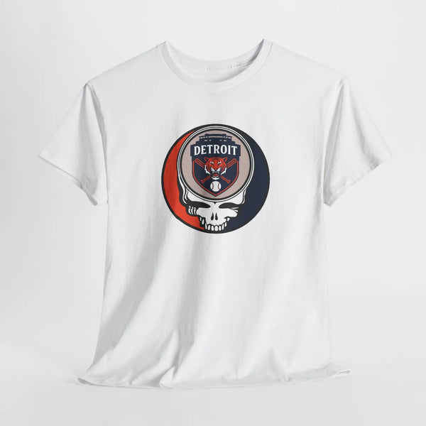 Grateful Dead - Detroit Tigers Grateful Dead Steal Your Face T-Shirt - MLB - StealieShop