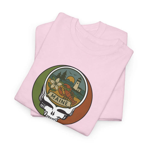 Grateful Dead - Maine Stealie Grateful Dead Grateful Dead T-Shirt - StealieShop
