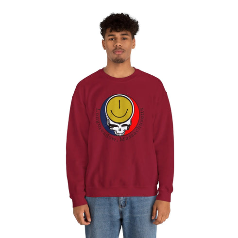 Longmeadow, MA Grateful Dead Stealie Crewneck Sweatshirt StealieShop