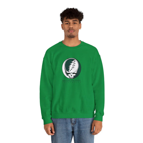 Michigan State Grateful Dead Stealie Crewneck Sweatshirt - StealieShop