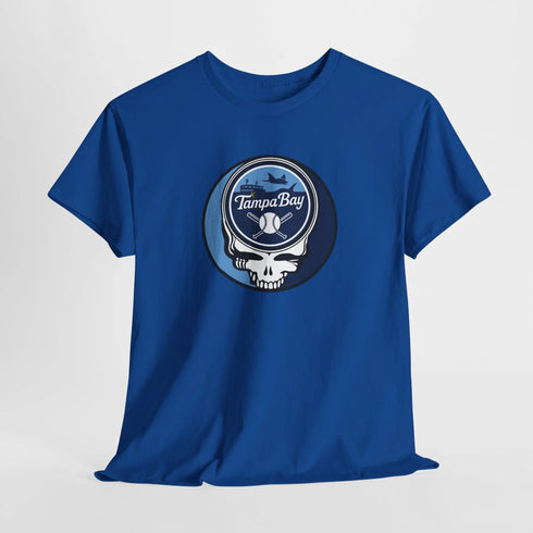 Grateful Dead - Tampa Bay Rays Grateful Dead Steal Your Face T-Shirt - MLB - StealieShop