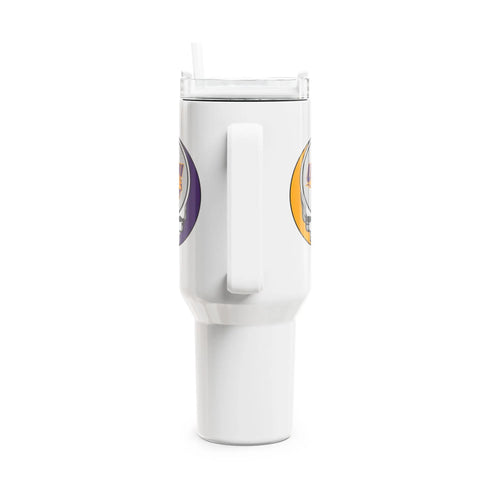 Grateful Dead - University of Northern Iowa Stealie "Fat Man" Tumbler, Double Insulated 40oz Travel Mug - StealieShop