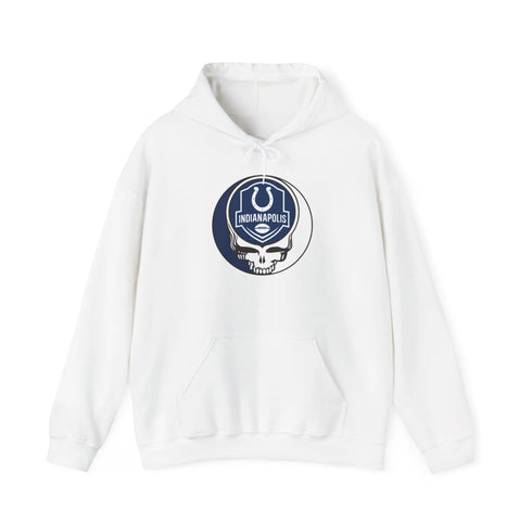 Grateful Dead - The Gridiron Collection: Indianapolis Edition Stealie Grateful Dead Hooded Sweatshirt - StealieShop