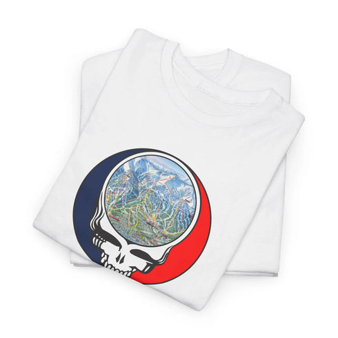 Breckenridge Trail Map Stealie Grateful Dead T-Shirt