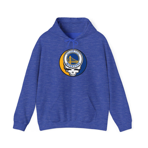 Golden State Warriors Grateful Dead Steal Your Face Unisex Hoodie - NBA