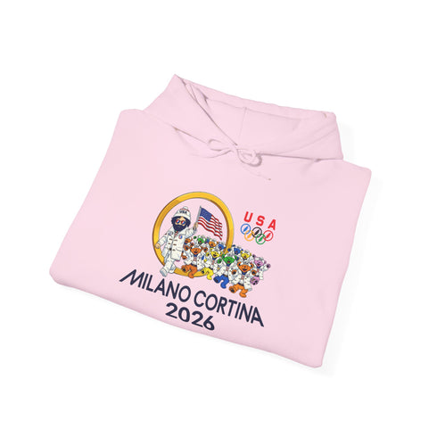 Opening Ceremony" Jerry and The Bears 2026 Milano Cortina Olympics Unisex Heavy Blend Grateful Dead Hoodie