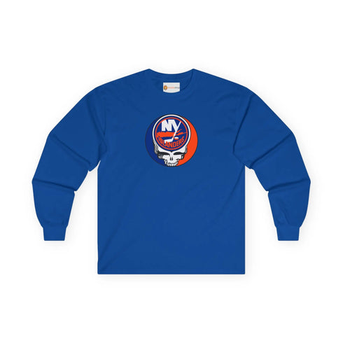 New York Islanders Grateful Dead Long Sleeve Tee StealieShop