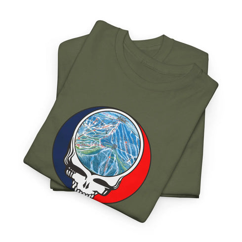 Ride Tahoe Trail Map Stealie Grateful Dead T-Shirt