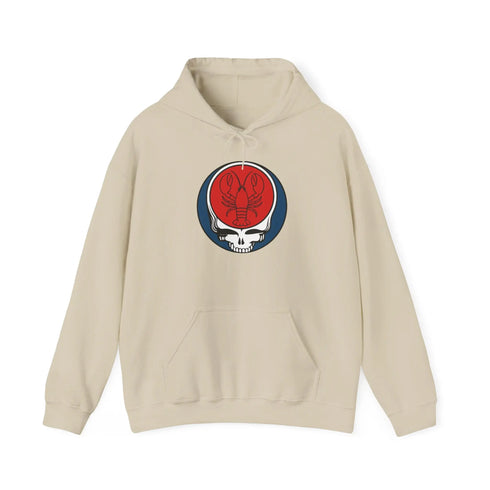 Grateful Dead - Steal Your Lobster Stealie Grateful Dead Hooded Sweatshirt - StealieShop