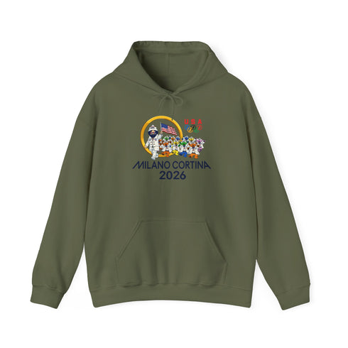 Opening Ceremony" Jerry and The Bears 2026 Milano Cortina Olympics Unisex Heavy Blend Grateful Dead Hoodie