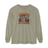 Trick-Or-Treating at Jerry's Place Garment-Dyed Long Sleeve T-Shirt
