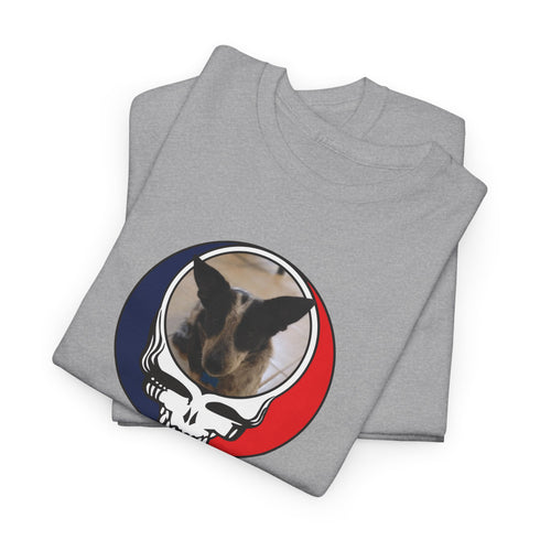 Custom Dog Stealie Unisex Grateful Dead T-Shirt (138)
