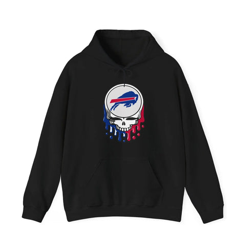 Buffalo Bills Dripping Stealie Unisex Hoodie - NFL Printify