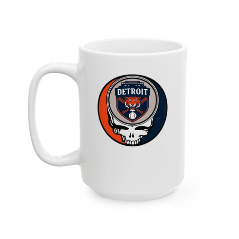 Grateful Dead - Detroit Tigers Stealie Ceramic Mug - MLB - StealieShop