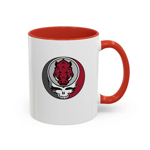 Arkansas Razorbacks Grateful Dead Coffee Mug Printify