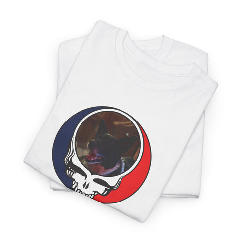 Custom Dog Stealie Unisex Grateful Dead T-Shirt (117)
