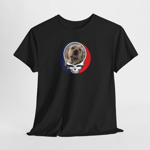 Custom Dog Stealie Unisex Grateful Dead T-Shirt (125)