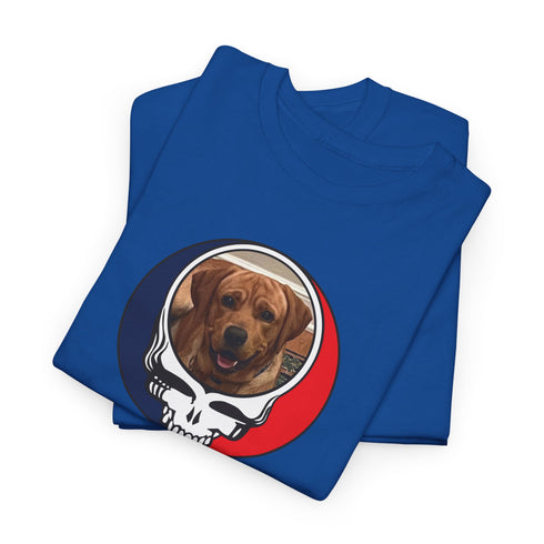 Custom Dog Stealie Unisex Grateful Dead T-Shirt (171)
