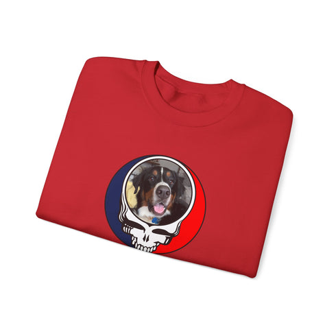 Custom Dog Stealie Crewneck Sweatshirt (136)