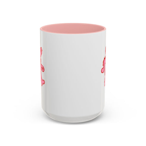 Grateful Dead - Pink Dancing Bear Stealie Coffee Mug - StealieShop