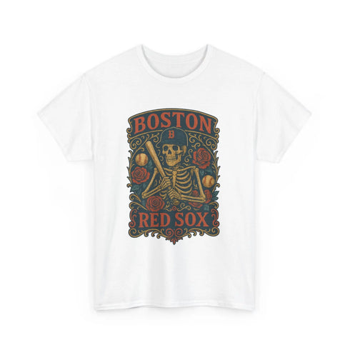 Grateful Dead - Boston Red Sox Retro Poster Art T-shirt - StealieShop
