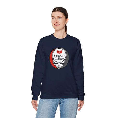 Grateful Dead - Grinnell College Stealie Crewneck Sweatshirt - StealieShop