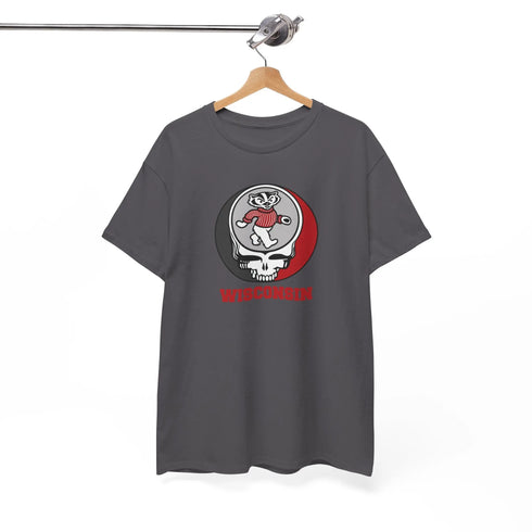 Grateful Dead - Wisconsin Dancing Badger Stealie Grateful Dead T-Shirt - StealieShop