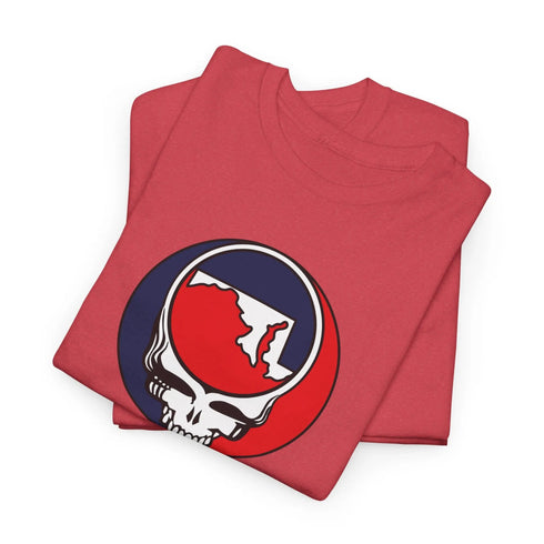 Maryland Map Stealie Grateful Dead T-Shirt