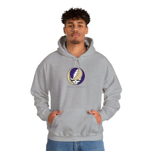 University of Washington Grateful Dead Hoodie - Hooded Sweatshirt - StealieShop
