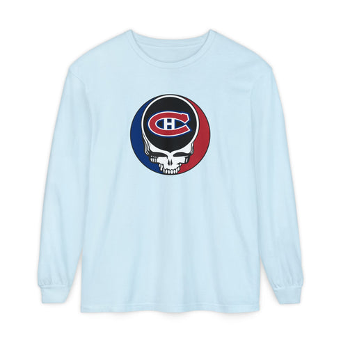 Montreal Canadiens Vineyard Collection Unisex Garment-Dyed Long Sleeve T-Shirt