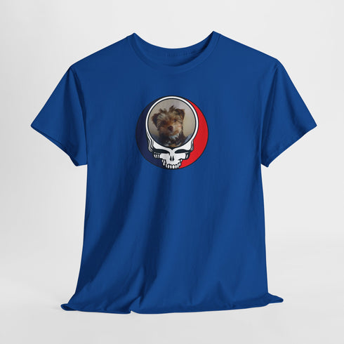 Custom Dog Stealie Unisex Grateful Dead T-Shirt (68)