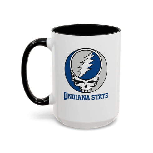 Indiana State University Grateful Dead Stealie Coffee Mug (11oz or 15oz) - StealieShop
