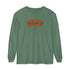 Pumpkin Bears Garment-Dyed Long Sleeve T-Shirt