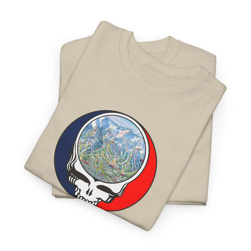 Breckenridge Trail Map Stealie Grateful Dead T-Shirt