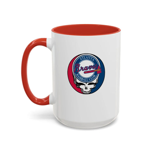 Atlanta Braves Grateful Dead Steal Your Face Coffee Mug (11oz or 15oz) - MLB - StealieShop