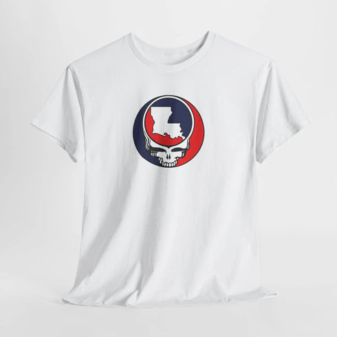 Louisiana Map Stealie Grateful Dead T-Shirt