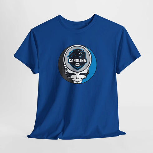 Grateful Dead - Carolina Panthers Grateful Dead Steal Your Face T-Shirt - NFL - StealieShop