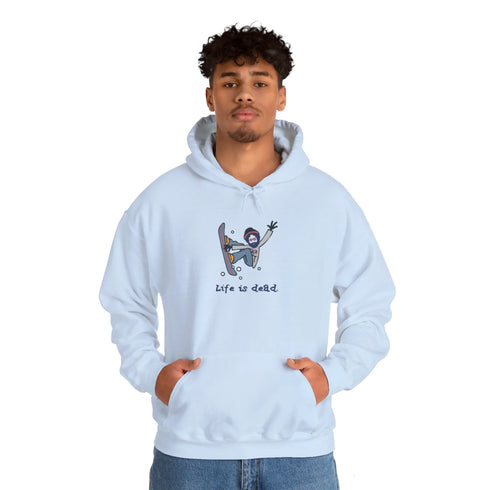Snowboarding Jerry Grateful Dead Unisex Hoodie - StealieShop