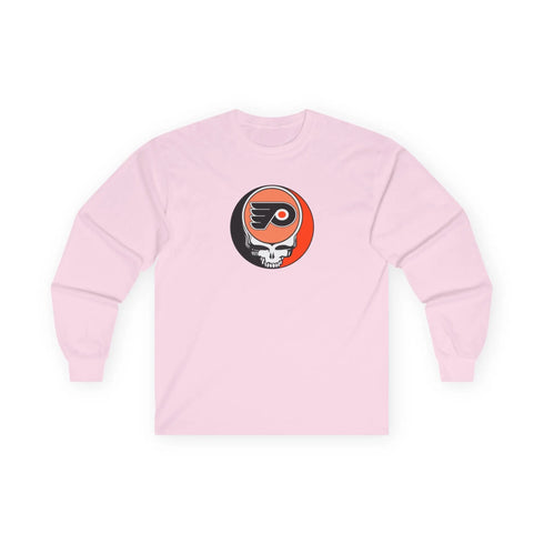 Phildelphia Flyers Grateful Dead Long Sleeve Tee StealieShop