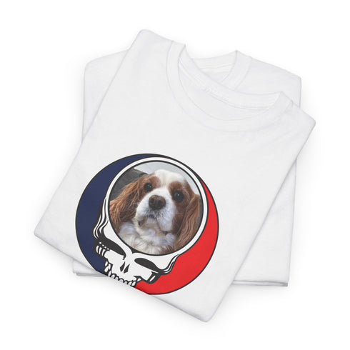 Custom Dog Stealie Unisex Grateful Dead T-Shirt (101)