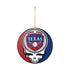 Texas Baseball Stealie Christmas Ornament - StealieShop