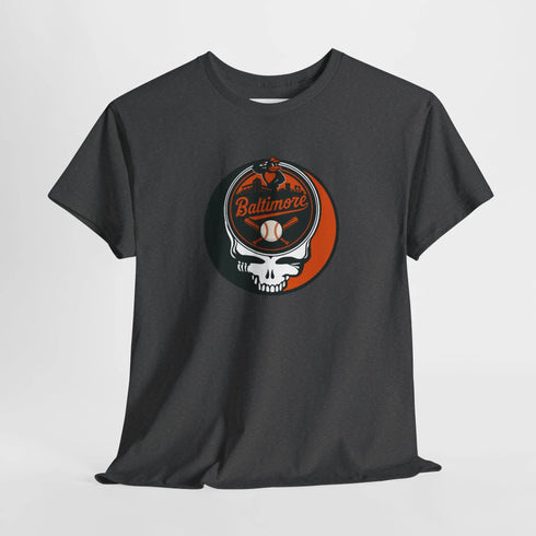 Grateful Dead - Baltimore Orioles Grateful Dead Steal Your Face T-Shirt - MLB - StealieShop