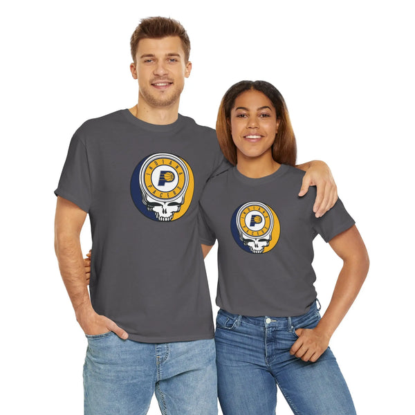 Indiana Pacers Grateful Dead Steal Your Face T-Shirt StealieShop