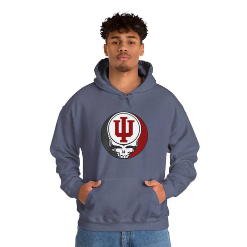 Indiana University Grateful Dead Steal Your Face Unisex Hoodie StealieShop