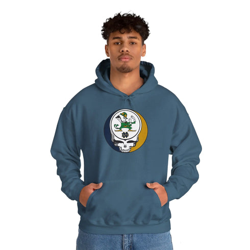 Notre Dame Grateful Dead Unisex Heavy Blend Hoodie StealieShop
