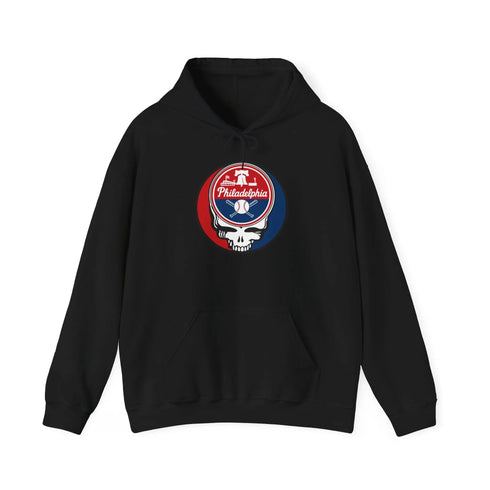 Grateful Dead - Philadephia Phillies Grateful Dead Unisex Heavy Blend Hoodie - MLB - StealieShop
